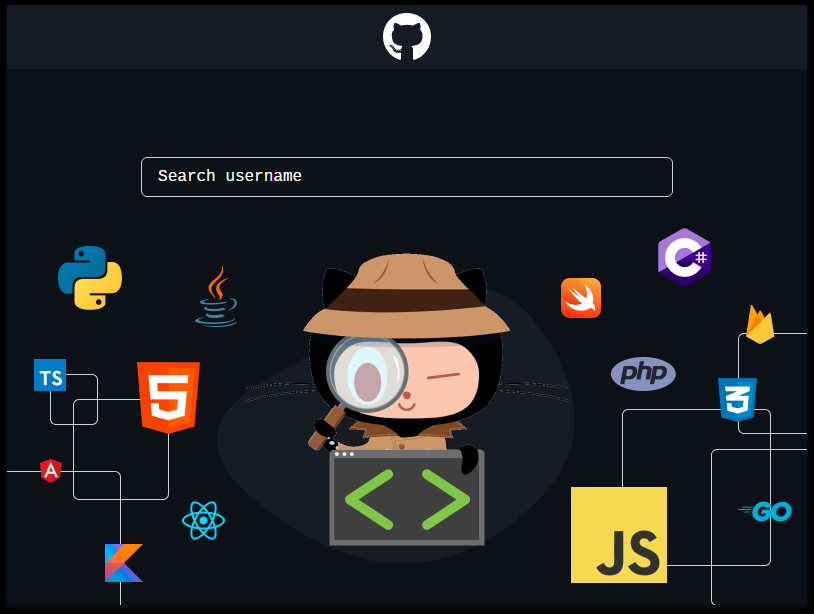 GitHub Edge - Search Page